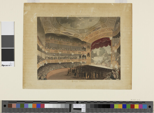Alternate image #1 of Royal Circus, from The Microcosm of London or London in Miniature