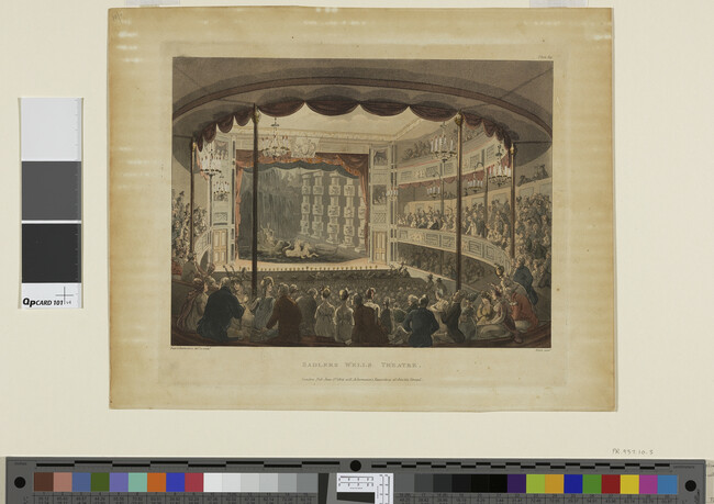 Alternate image #1 of Sadler's Wells Theatre, from The Microcosm of London or London in Miniature