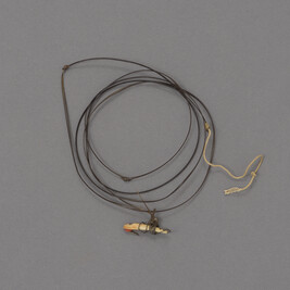 Fishing Gear with Baleen Line, Wire Leader, and an Ivory Lure