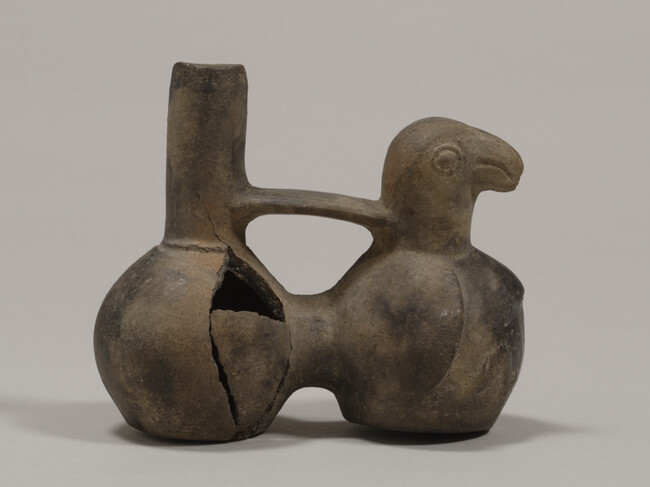 Alternate image #2 of Double Vessel with one spout in the form of a Bird's Head