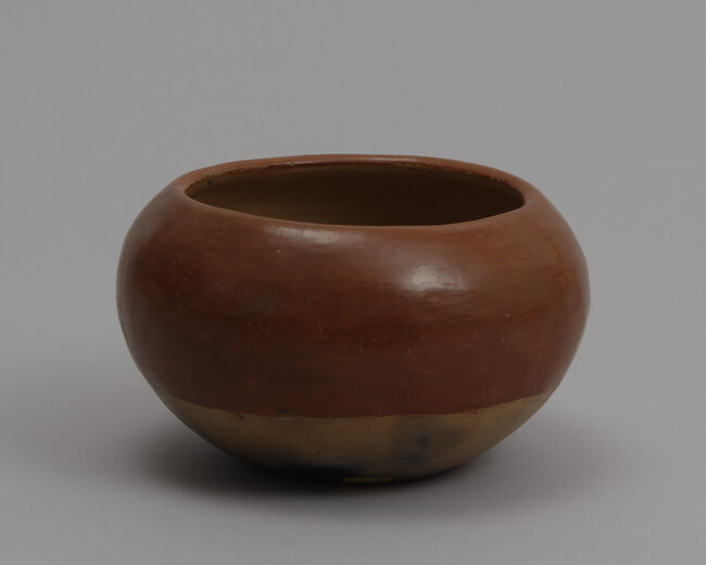 Alternate image #1 of Bowl, Micaceous Clay, Red Slip Band