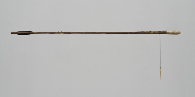 Seal Dart (also called Spear) used with a Throwing Board (atlatl)