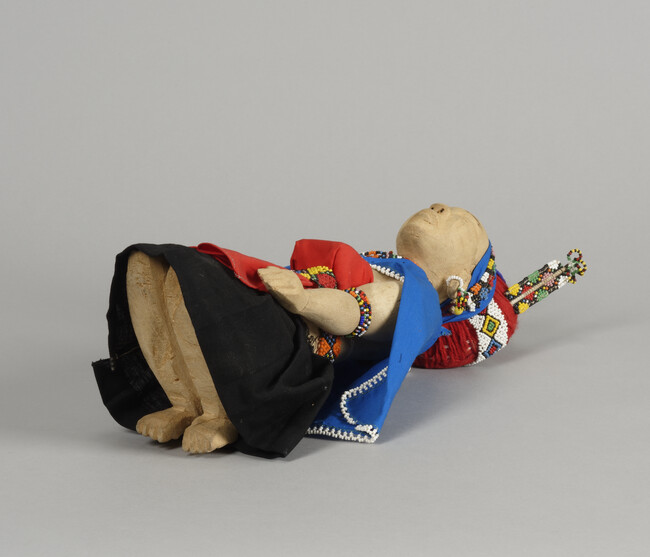 Alternate image #2 of Beaded Doll Depicting a Married Woman's Clothing