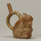 Alternate image #1 of Stirrup-spout Vessel in the form of a Fox eating a Mouse