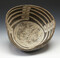 Alternate image #1 of Bowl Depicting Concentric Circles with Interlocking Scrolls in a Quartered Pattern