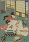 Alternate image #1 of Stylish Handscroll of Genji (Genji imayō emaki): Heart-to-Heart (Aoi) (Triptych)