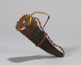 Masai Cow Horn Snuff Box