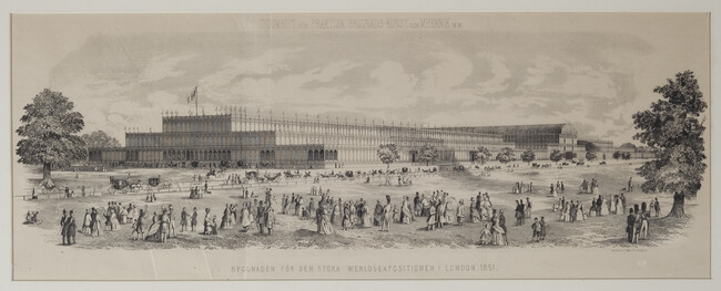Alternate image #1 of The Crystal Palace, World Exposition - London, 1851