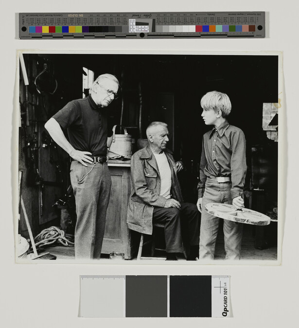 Alternate image #1 of Walker Evans, Alfred Petersen and Raymond Collins (profile)