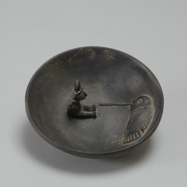 Alternate image #3 of Bowl with Fisherman and Fish (possibly a forgery)