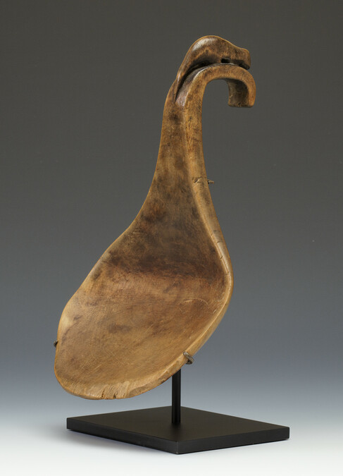 Alternate image #3 of Effigy Feast Ladle with a Carved Otter on the Handle Finial