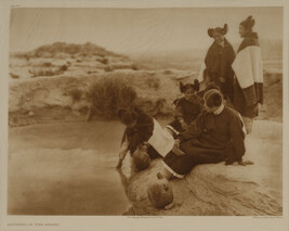 Loitering at the Spring, plate 400, from the portfolio of large plates supplementing The North American...