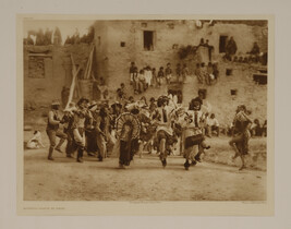 Buffalo Dance at Hano, plate 401, from the portfolio of large plates supplementing The North American...