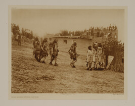 Snake Dancers Entering the Plaza, plate 422, from the portfolio of large plates supplementing The North...