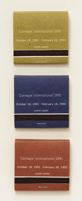 Alternate image #3 of The Cheese Stands Alone (one of three matchbooks produced for the work 