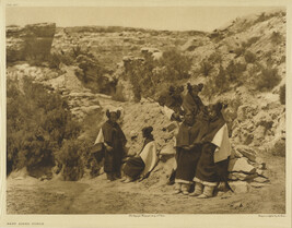 East Mesa Girls, plate 427, from the portfolio of large plates supplementing The North American Indian,...