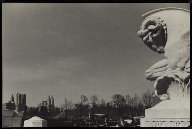 Alternate image #2 of Ram's Head Statue, Central Park, New York