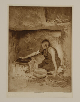 Piki Maker, plate 432, from the portfolio of large plates supplementing The North American Indian,...