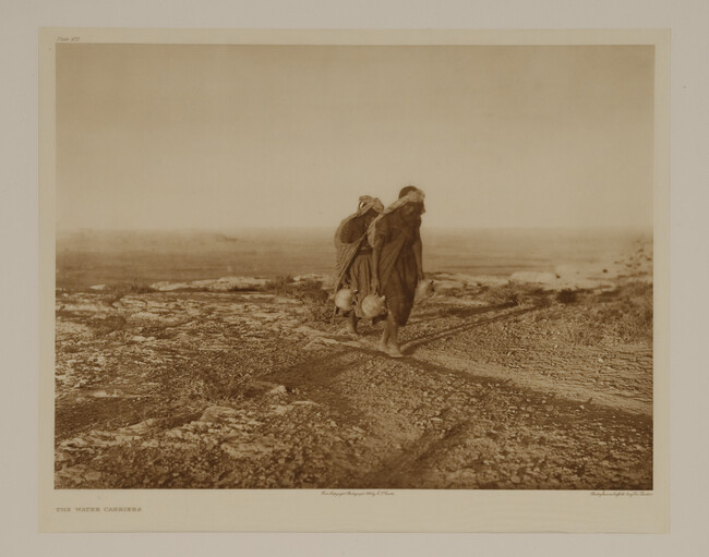 Water Carriers, plate 435, from the portfolio of large plates supplementing The North American Indian, Volume 12, The Hopi