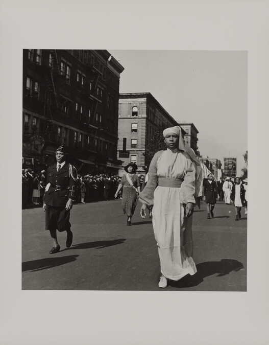 Alternate image #1 of Parade, from the Photo League Feature Group project Harlem Document