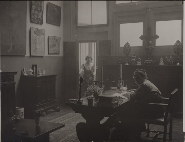 Alternate image #1 of Gertrude Stein and Alice B. Toklas at Home on the Rue de Fleurus, Paris