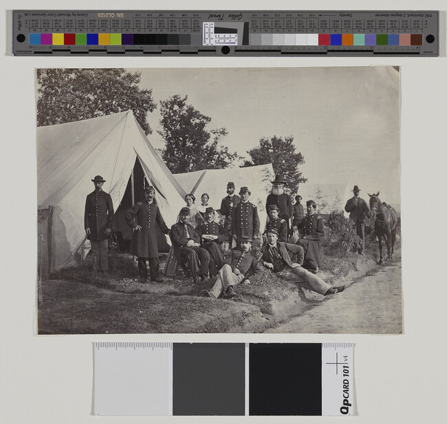 Alternate image #1 of Colonel Silas M. Bailey and staff, 37th Pennsylvania Volunteer Infantry (8th Pennsylvania Reserves)