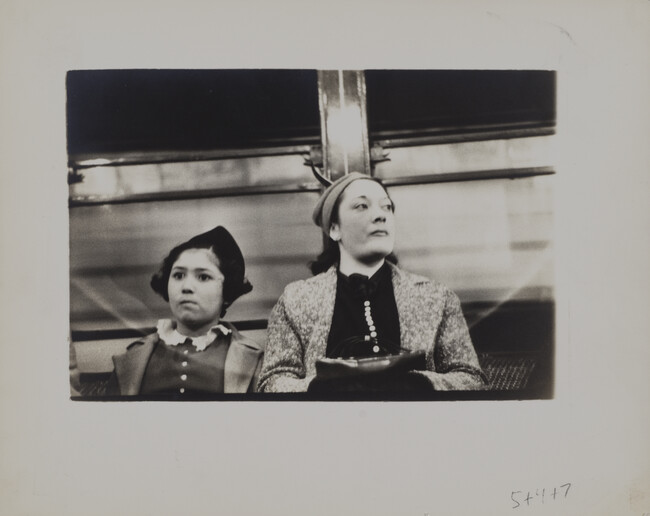 Alternate image #1 of Subway Passengers, New York City (Mother and Child)