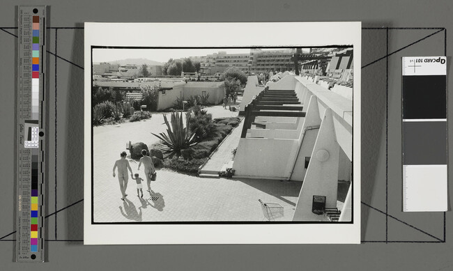 Alternate image #1 of Family Walking in Nudist Village, Côte d'Azur, France