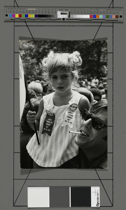 Alternate image #2 of Young Girl at Women's Liberation Demonstration, New York City, USA