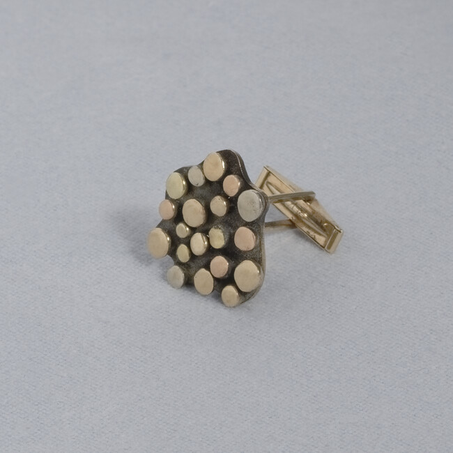 Alternate image #3 of Three Gold Cufflink