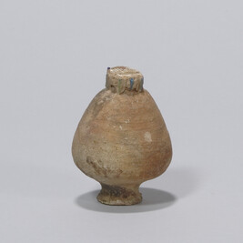 Piriform Jar on Solid Raised Base with a Sealed Mouth