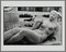 Alternate image #3 of Man Exercising behind Sculpture of Female Nude, Paris, France