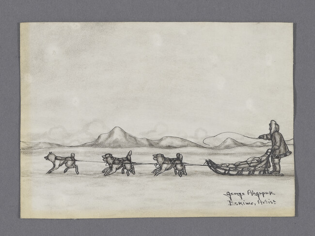 Alternate image #1 of Untitled (Dog Team and Sled)