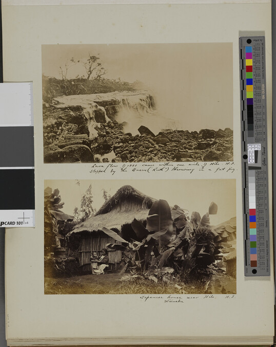 Alternate image #1 of View of lava flow from the eruption of 1881. Hawaii (island), Hawaii, from a Travel Photograph Album (Views of Hawaii and Japan)
