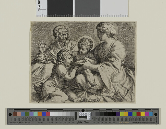 Alternate image #1 of La Madonna della Scodella (Madonna and Child with Saint Elizabeth and Saint John the Baptist)