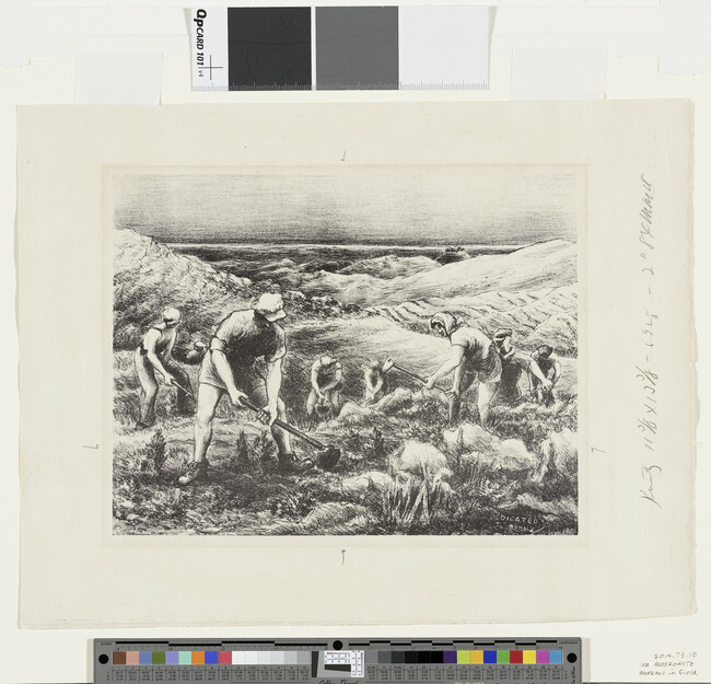 Alternate image #1 of Workers in a Field (Scene in a Kibbutz)