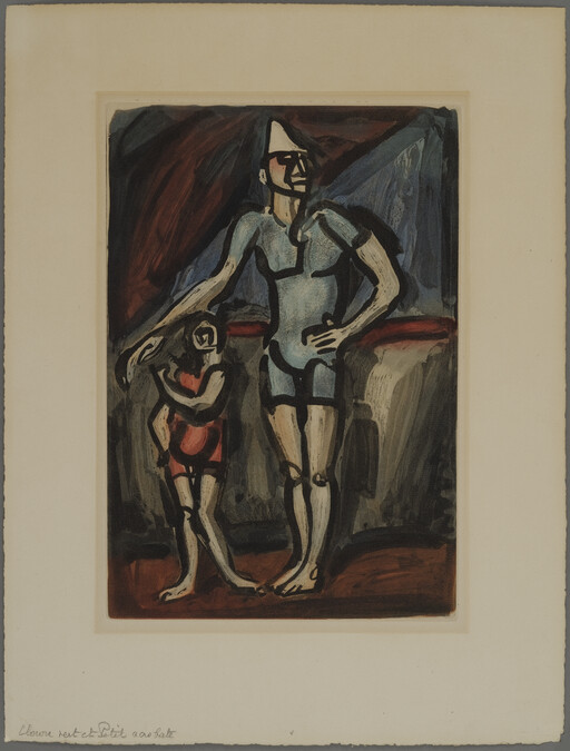 Alternate image #3 of Clown et Enfant (Clown and Child), plate 4 from Le Cirque (The Circus)