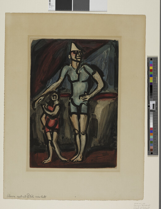 Alternate image #1 of Clown et Enfant (Clown and Child), plate 4 from Le Cirque (The Circus)