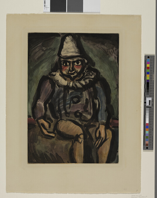 Alternate image #1 of Le Vieux Clown (The Old Clown) [Clown Assis (Seated Clown)], plate 5 from Le Cirque (The Circus)