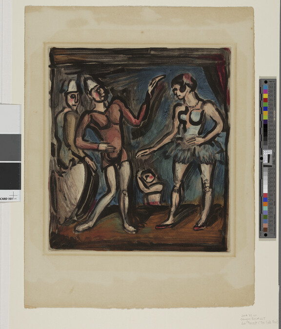 Alternate image #1 of La Parade (The Side Show), plate 6 from Le Cirque (The Circus)