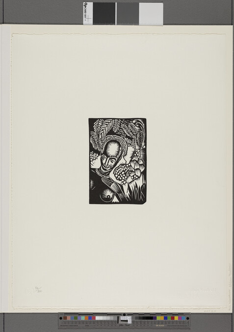 Alternate image #2 of African Headdress, from the portfolio Selections from the Atlanta Period, 1931-1946