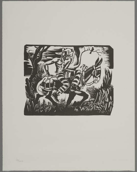 Alternate image #1 of Trusty on a Mule, from the portfolio Selections from the Atlanta Period, 1931-1946