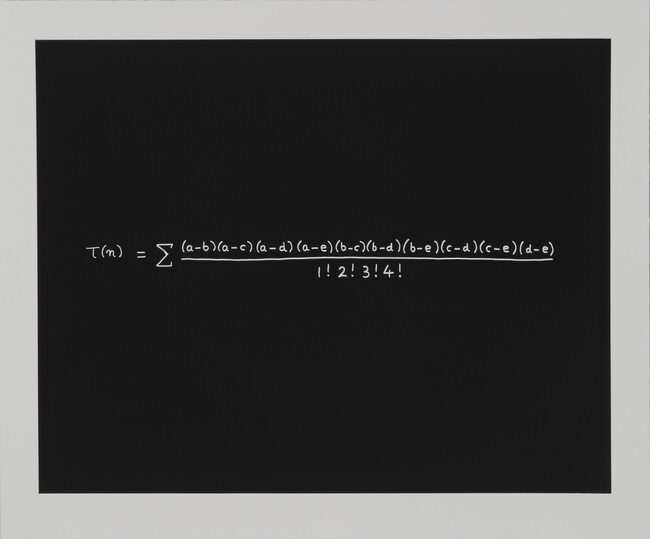 Alternate image #1 of The MacDonald Equation, number 4 of 10, from the portfolio Concinnitas