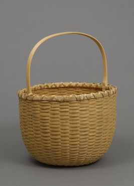 Reproduction Shaker Black Ash Basket made at the Canterbury Shaker Village