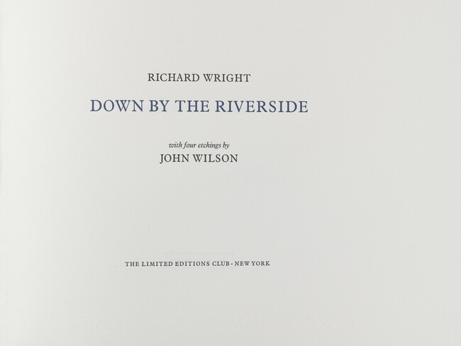 Alternate image #10 of Down by the Riverside (2001 edition, first published in 1938)