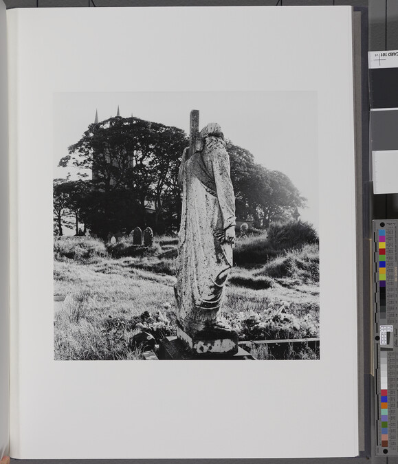 Alternate image #1 of Statue of Chirst, Drumcliff Churchyard, Silgo, 1965, from the book W. B. Yeats, Under the Influence
