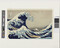 Alternate image #1 of Kanagawa oki nami ura (Under the Wave off Kanagawa, also known as The Great Wave), (Reproduction of 1830s original)