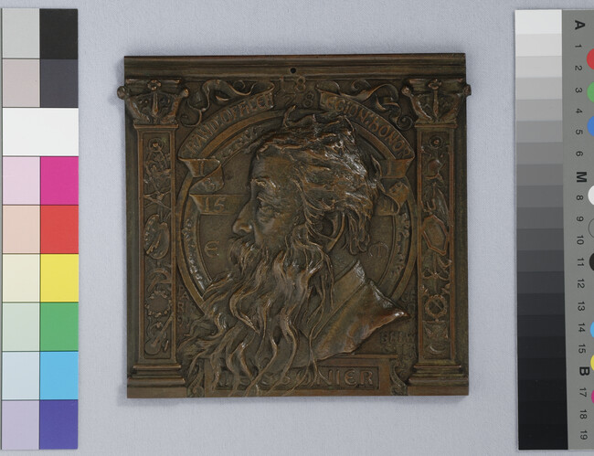 Alternate image #1 of Relief of Ernest Messonier (1815-1891)