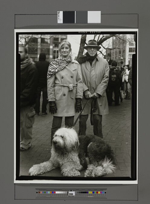 Alternate image #1 of Bill, Ellen, and Bambu, December 17, 2011, from Occupying Wall Street: A Portfolio of 20 Images
