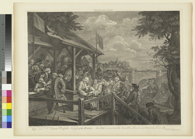 Alternate image #1 of The Polling, Plate III: Four Prints of an Election